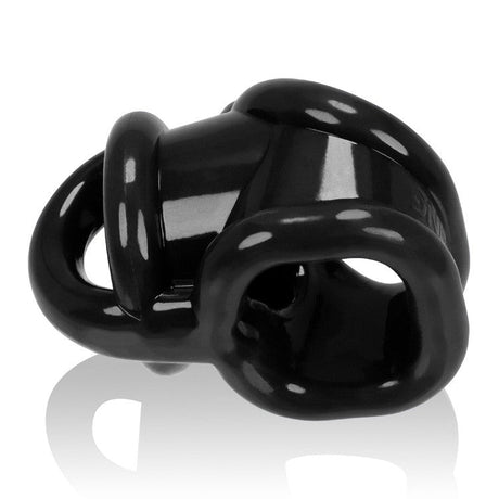 OXBALLS BallSling Cocksling — Black FLEXtpr Split Sling - OX-3027-BLK