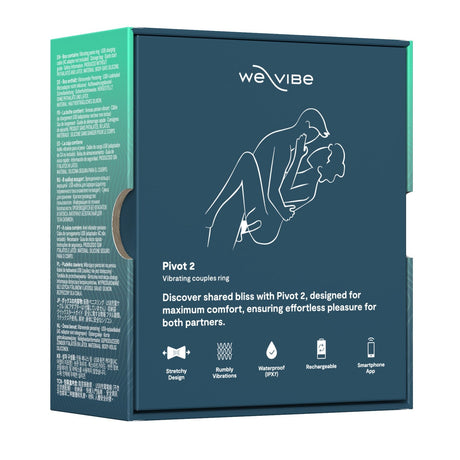 We-Vibe We‑Vibe Pivot 2 Couples Vibrating Ring — Slate - WE3109