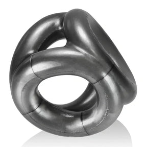 OXBALLS TRI-SPORT Cocksling — Steel FLEXtpr 3‑Ring - OX-AJ1076-STL