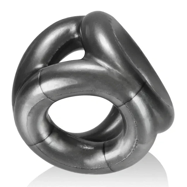 OXBALLS TRI-SPORT Cocksling — Steel FLEXtpr 3‑Ring - OX-AJ1076-STL