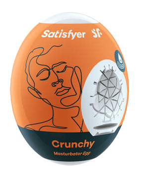 Satisfyer Masturbator Egg — Crunchy (Orange) - SAT-9043408