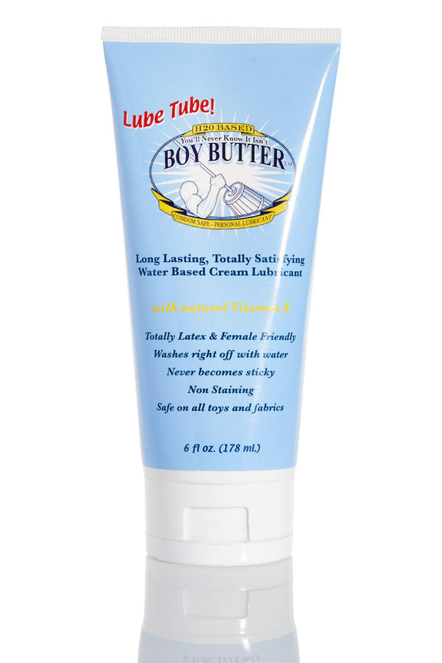 Boy Butter H2O Water-Based Lubricant — 6 oz Tube - BBY06