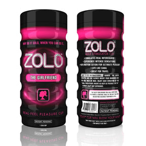 XGEN Girlfriend Zolo Cup — Ribbed Masturbation Cup with Suction Control - ZOLO-GF
