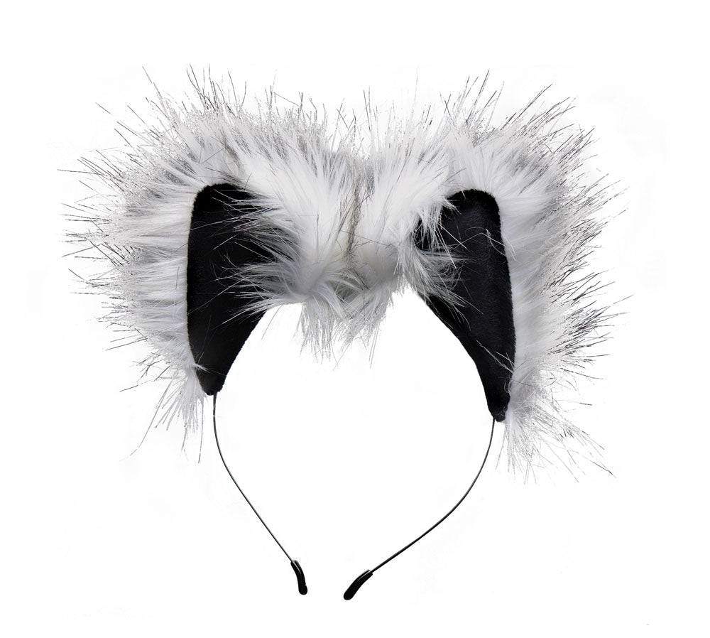 Grey Wolf Tail Anal Plug and Ears Set by XR Brands