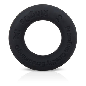 Screaming O Ringo Ritz Liquid Silicone Cock Ring — Black - LSR-BL-101E