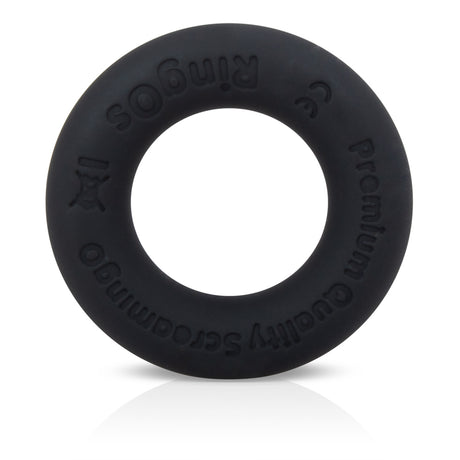 Screaming O Ringo Ritz Liquid Silicone Cock Ring — Black - LSR-BL-101E