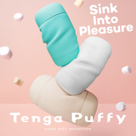 Tenga Puffy Soft Sleeve — Latte Brown - TN747