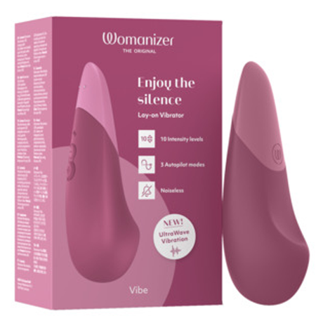 Womanizer Vibe Noiseless Clitoral Vibrator, Dusky Pink - WZ3780