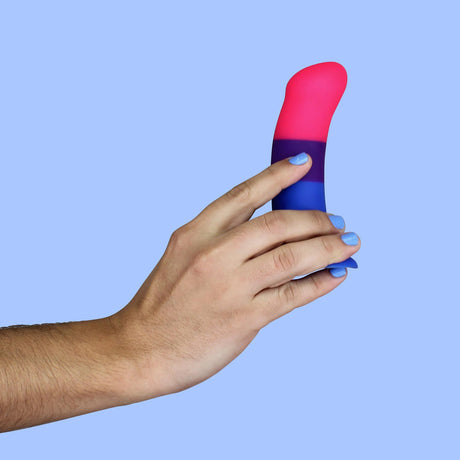 Fun Factory BI AMOR Dildo — Bisexual Pride Edition with Suction Base - FN407BI