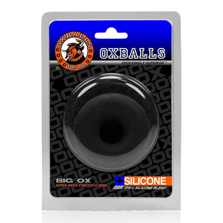 OXBALLS BIG OX Cockring — PLUS+SILICONE, Black Ice - OX-S3022-BLK
