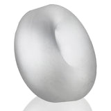 OXBALLS Bigger OX Padded Stretch Cock Ring — Clear Ice - OX-3058-CLIC