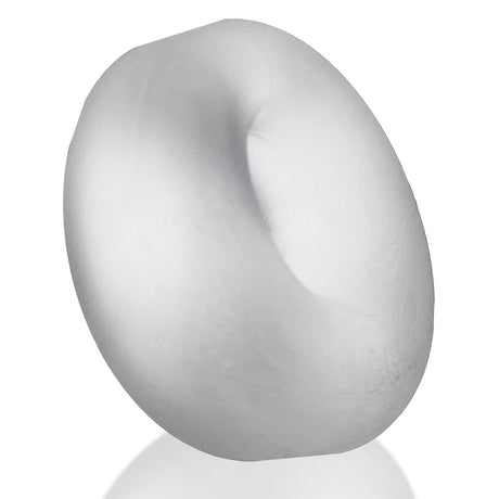OXBALLS Bigger OX Padded Stretch Cock Ring — Clear Ice - OX-3058-CLIC