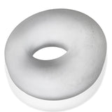 OXBALLS Bigger OX Padded Stretch Cock Ring — Clear Ice - OX-3058-CLIC