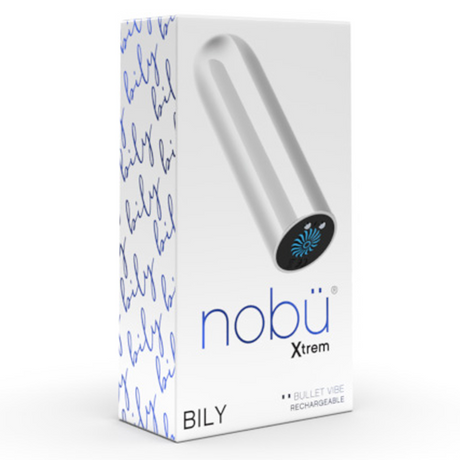Nobü Bily USB Rechargeable Bullet Vibrator, White - NB1682