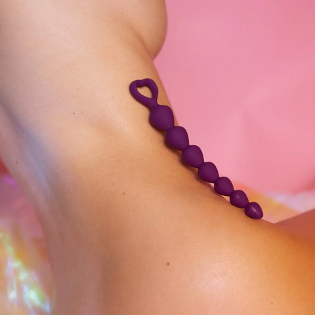 LOVE TO LOVE Bing Bang S Anal Beads — Purple Rain - LV2435