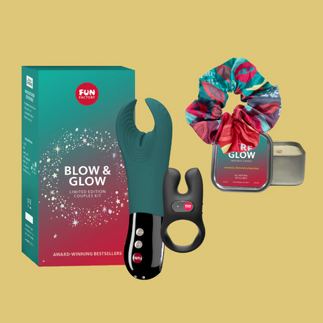 Fun Factory Blow & Glow Kit — Couples Vibrator Kit - FN1000