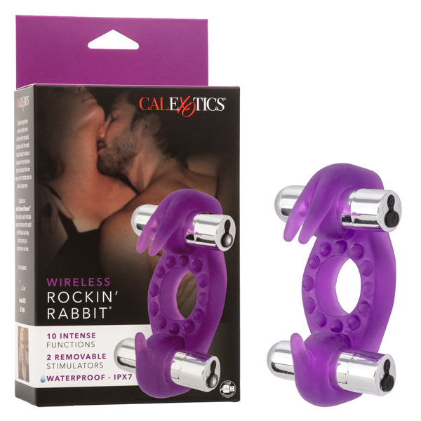 CalExotics Rockin Rabbit Vibrator — Purple, Rechargeable - SE1825103