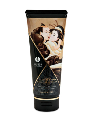 Shunga Kissable Massage Cream — Intoxicating Chocolate, 7 fl oz (200 ml) - SHU4109