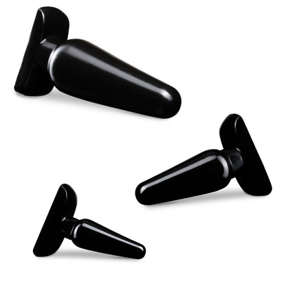 Anal Adventures - Basic Plug Kit - Black by Blush