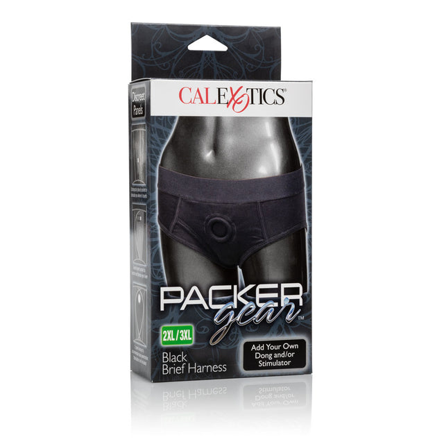 CalExotics Packer Gear Black Brief Harness — 2XL/3XL - SE1575253