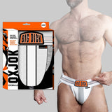 OXBALLS Bulger Big Pouch Jock — White Snow, XX-Large - OX5187