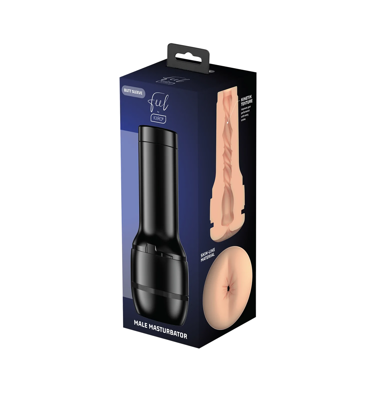 Kiiroo Feel Stroker Butt Sleeve — TPE, 200 x 84 mm - KR4897