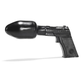 OXBALLS ButtZooka Pure Platinum Silicone Buttplug — Black, 10.5 in - OX3313