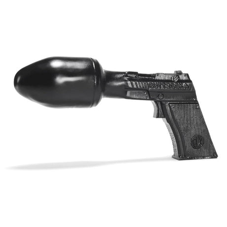 OXBALLS ButtZooka Pure Platinum Silicone Buttplug — Black, 10.5 in - OX3313