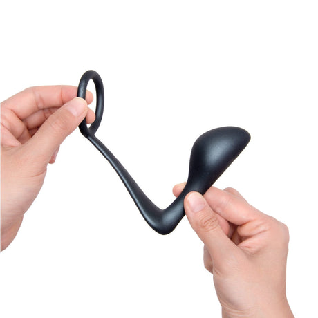 b-Vibe Ringer Cock Ring & Prostate Plug (Silicone, Waterproof) - BV9778