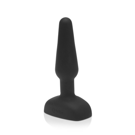 b-Vibe Trio Plug — Vibrating Anal Plug (Black), 3 Motors, Silicone - BV0259
