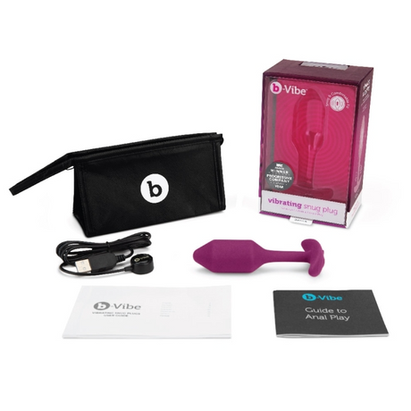b-Vibe Vibrating Snug Plug — Size 2 (Rose) - BV1174