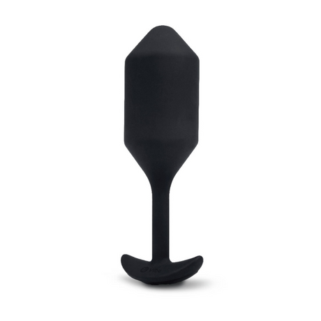 b-Vibe Vibrating Snug Plug 4 — Black - BV1204