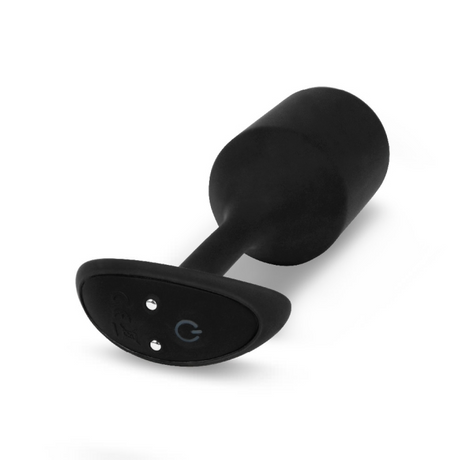 b-Vibe Vibrating Snug Plug 4 — Black - BV1204