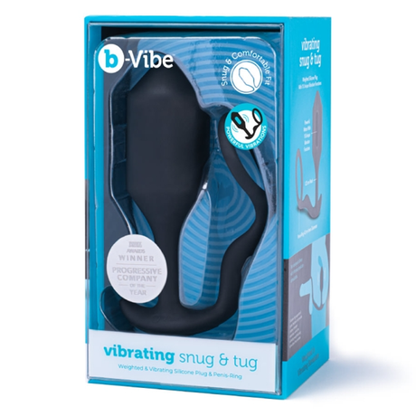 b-Vibe Vibrating Snug & Tug XL — Black - BV2421
