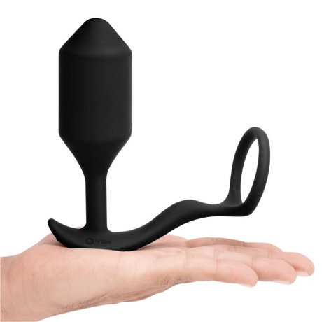 b-Vibe Vibrating Snug & Tug XL — Black - BV2421