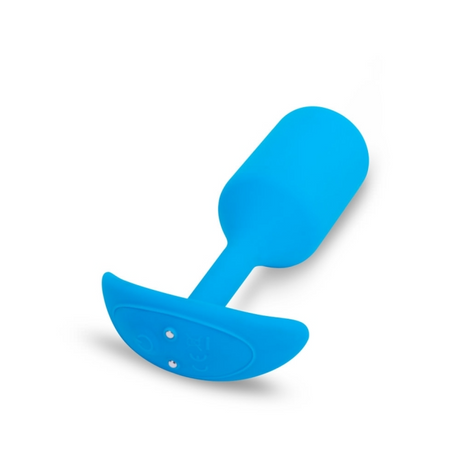 b-Vibe Vibrating Snug Plug L — Blue - BV2445