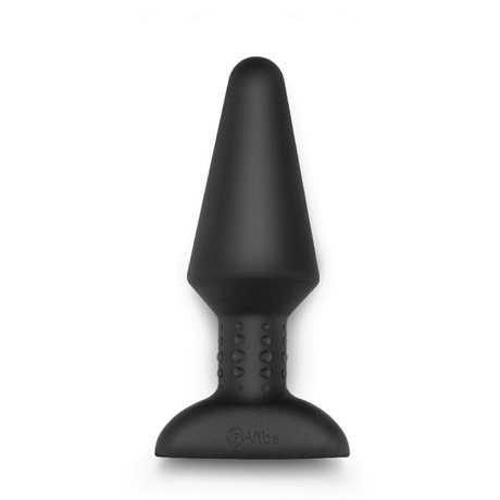 b-Vibe Rimming Plug XL — Extra-Large Vibrating Anal Plug, Black - BV2843