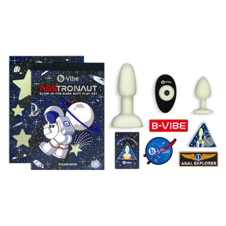b-Vibe ASStronaut Glow-in-the-Dark Anal Play Set — 10-Piece - BV3310