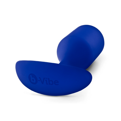 b-Vibe Snug Plug 4 Weighted Anal Plug — Navy - BV5178