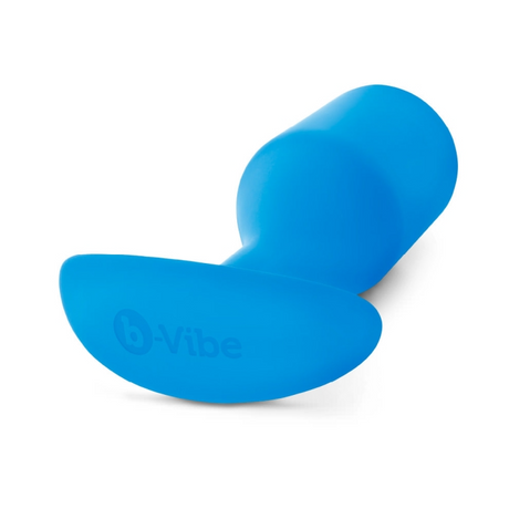 b-Vibe Snug Plug 5 Weighted Butt Plug — Blue - BV5192