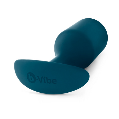 b-Vibe Snug Plug 6 Weighted Silicone Butt Plug — Marine - BV5208