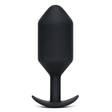 b-Vibe Snug Plug 7 — Weighted Butt Plug, Black - BV5222