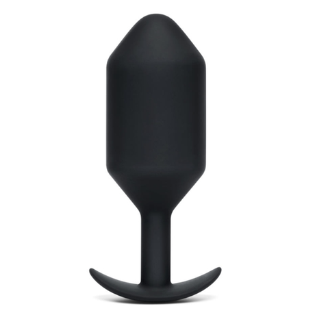 b-Vibe Snug Plug 7 — Weighted Butt Plug, Black - BV5222