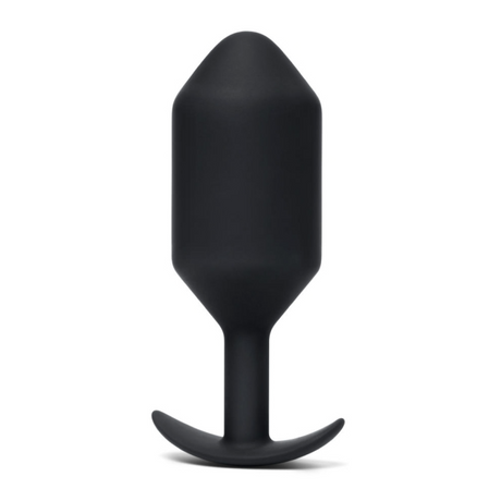 b-Vibe Snug Plug 7 — Weighted Butt Plug, Black - BV5222