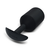 b-Vibe Snug Plug 7 — Weighted Butt Plug, Black - BV5222