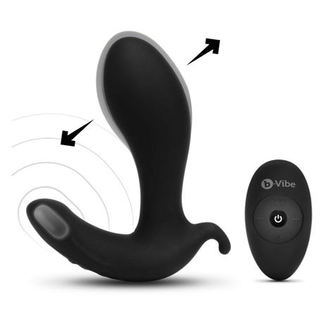 b-Vibe Expand Plug — Expanding Silicone Anal Plug with Remote - BV5246