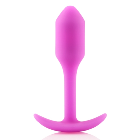b-Vibe Snug Plug 1 Fuchsia — Small Weighted Butt Plug - BV6717
