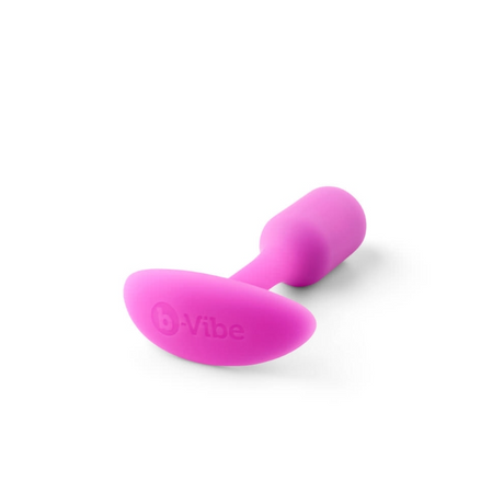 b-Vibe Snug Plug 1 Fuchsia — Small Weighted Butt Plug - BV6717