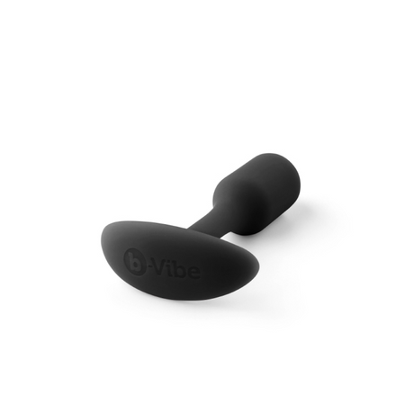 b-Vibe Snug Plug 1 — Small Weighted Butt Plug, Black - BV6724