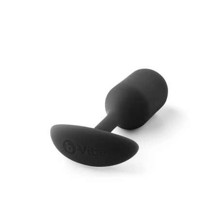 b-Vibe Snug Plug 2 — Weighted Silicone Plug, 4.4 in, Black - BV6748
